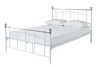 Yani Kingsize Bed Frame - White.